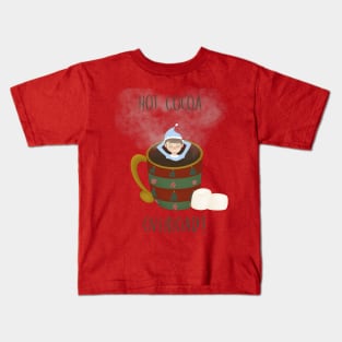 Hot Cocoa Overload Holiday Inspired Design Kids T-Shirt